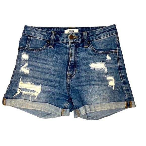 Just Black Pants - Just Black Denim Jean Shorts Size XS